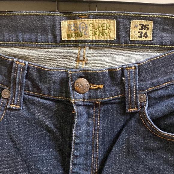 Rsq Tillys Jeans 36x34 Super Skinny - Picture 2 of 3